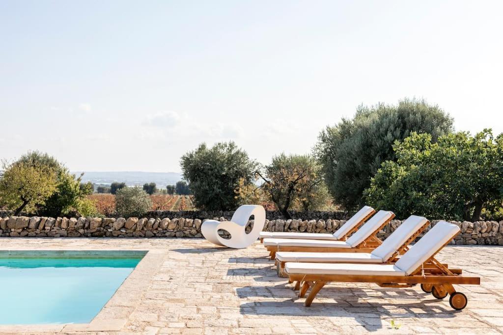 Villa CastelliMasseria Angiulli Piccolo Contrada Angiulli 74023 Grottaglie别墅 外观 照片